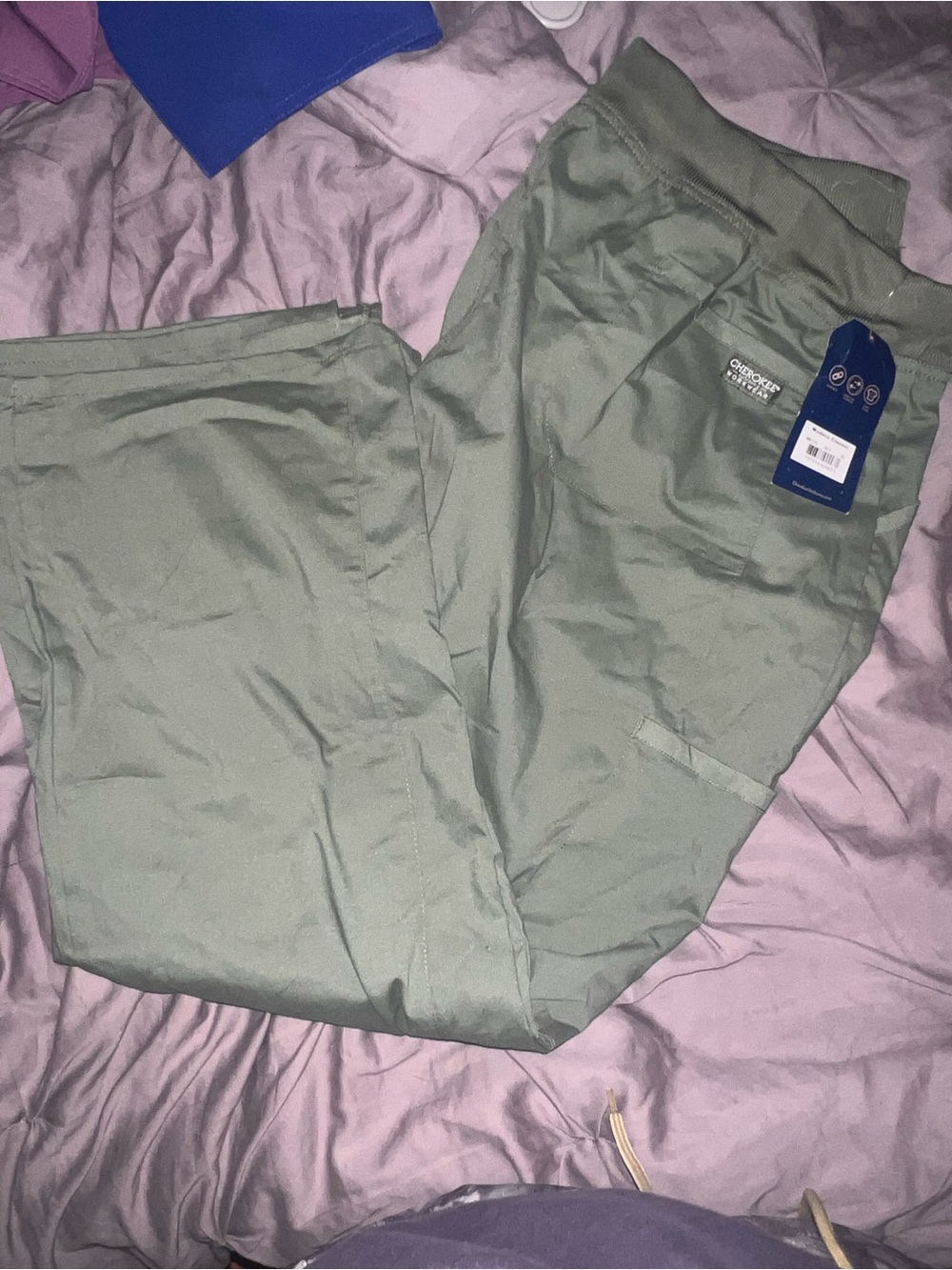 Cherokee Olive Green Cargo Pants - Men's Utility